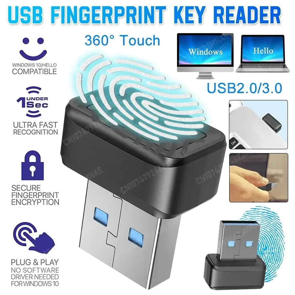 Portable USB Biometric Fingerp - Smart Home Login reseña y precio