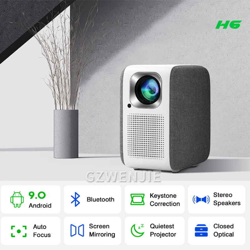 H6 Mini Projector LED 1080P Fu - Smart Home Tv reseña y precio