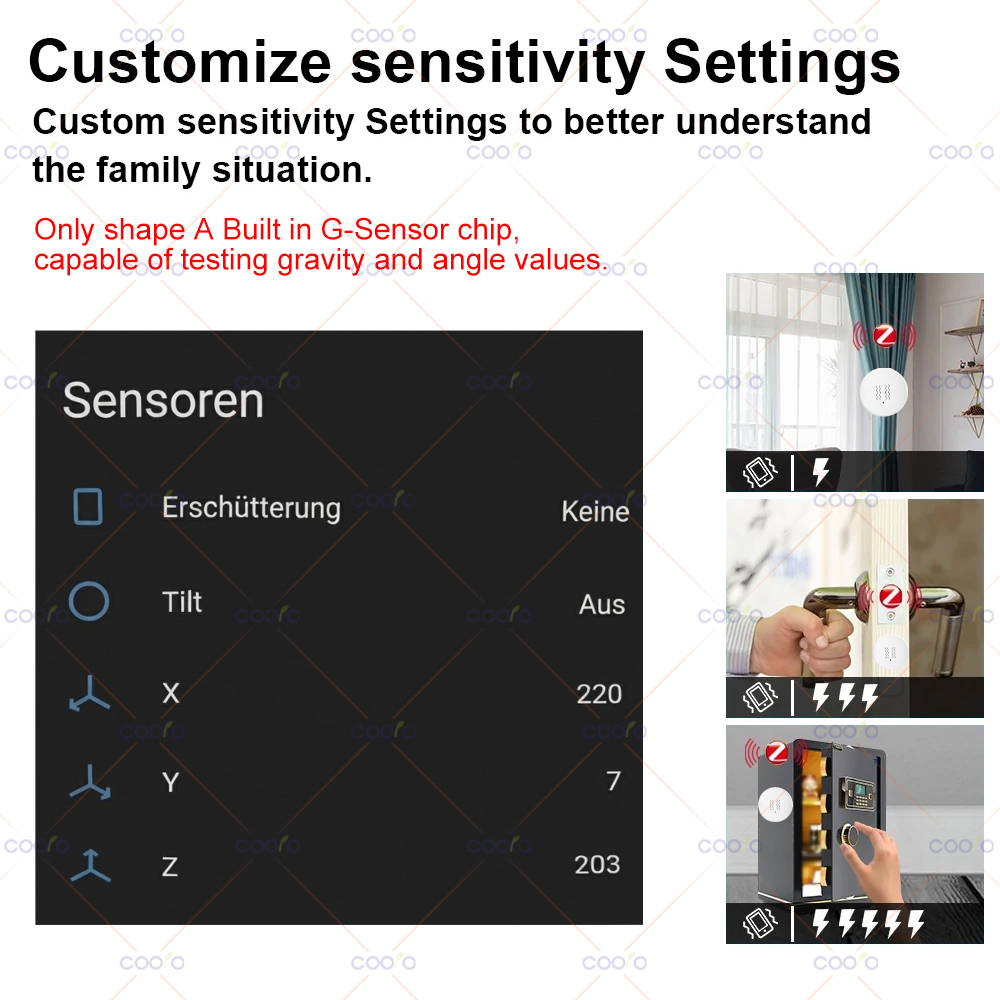ZigBee 3.0 Vibration Sensor Re - Smart Home Tools reseña y precio