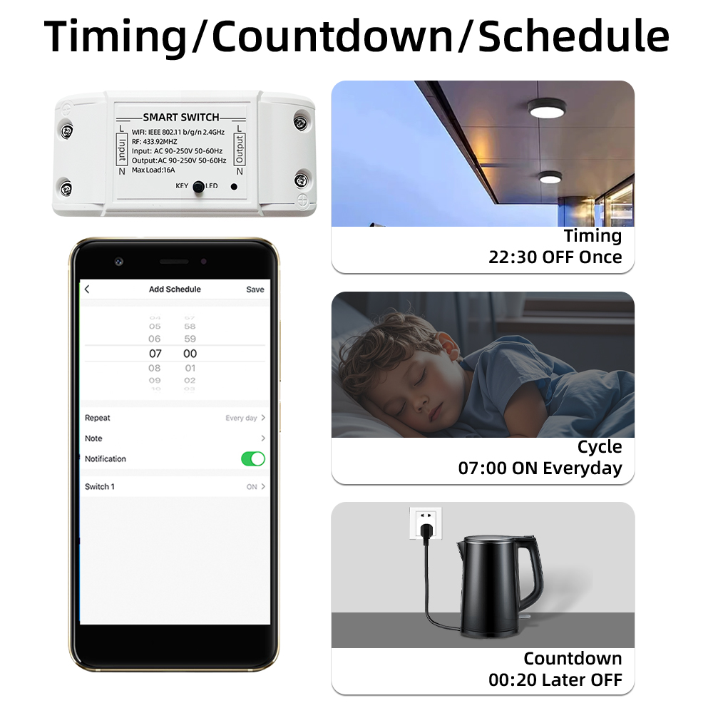 16A Tuya Wifi Smart Switch RF4 - Smart Ir Remote Controller reseña y precio