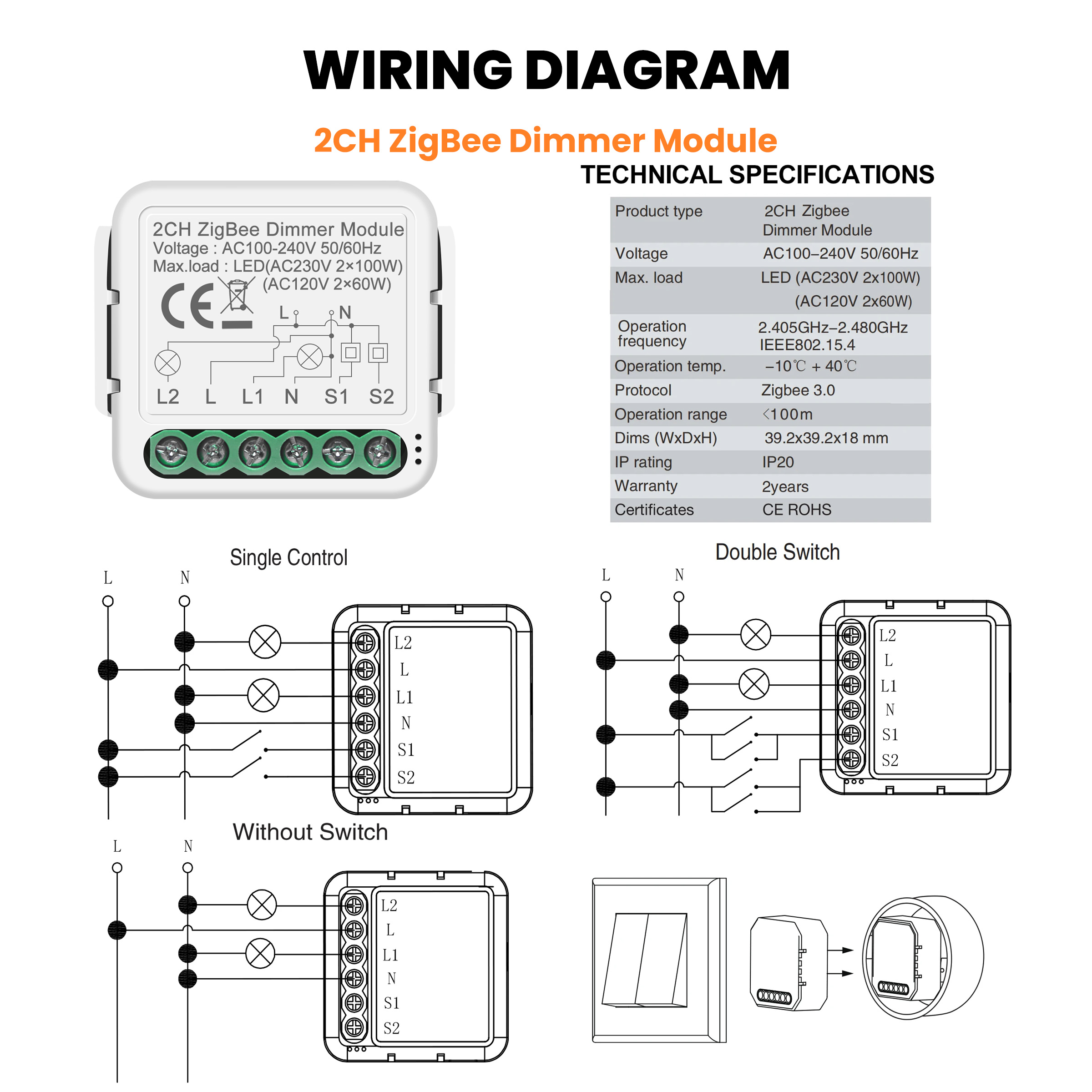 GIRIER Tuya Smart WiFi ZigBee  - Smart Home Integration reseña y precio