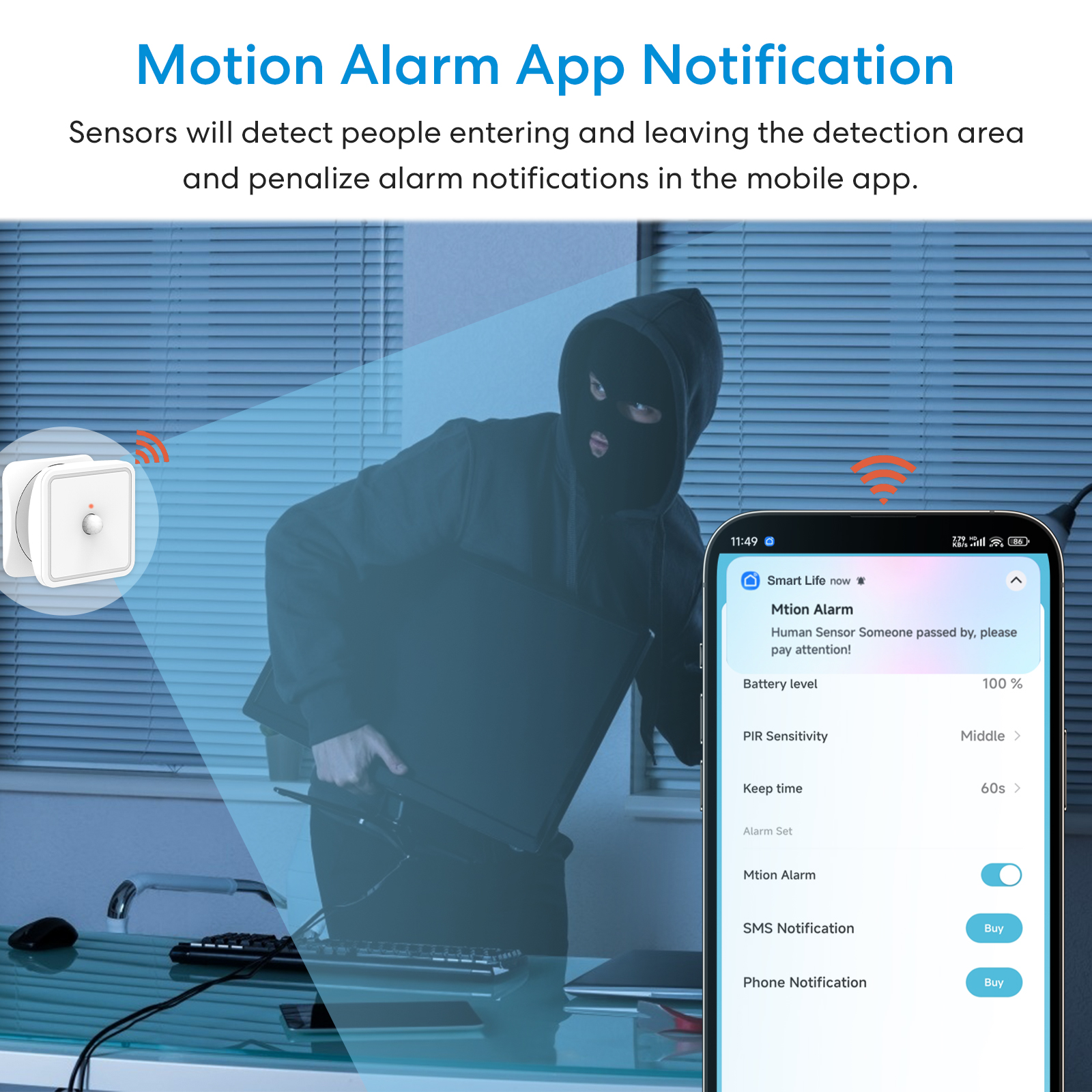 Tuya ZigBee Human Motion Senso - Smart Home Security reseña y precio
