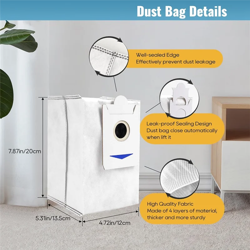 B26B 14 Pack Dust Bags For Eco - Robot Vacuum reseña y precio