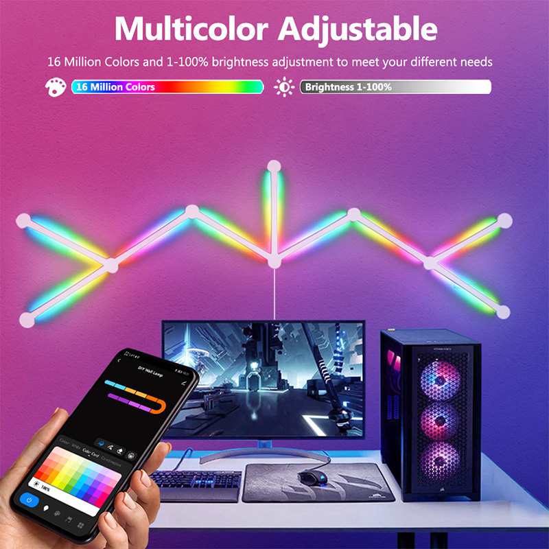 Smart RGB Wall Lamp, Bluetooth - Smart Bulb reseña y precio
