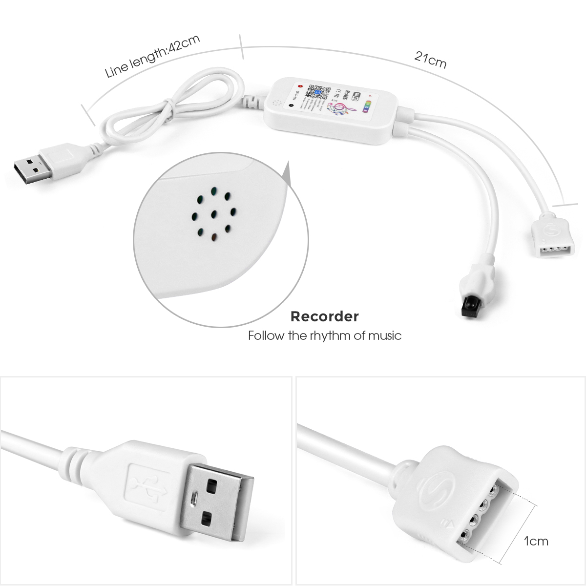 DC5V Tuya APP Wifi LED RGB Con - Alexa Compatible Bulb reseña y precio