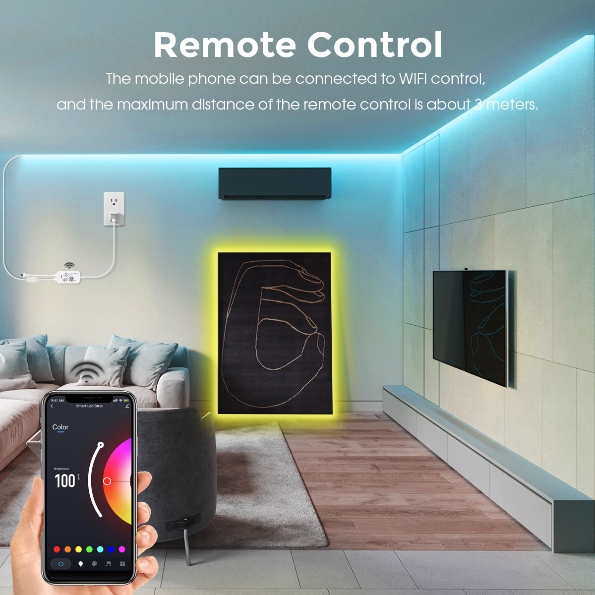 DC5V Tuya APP Wifi LED RGB Con - Alexa Compatible Bulb reseña y precio