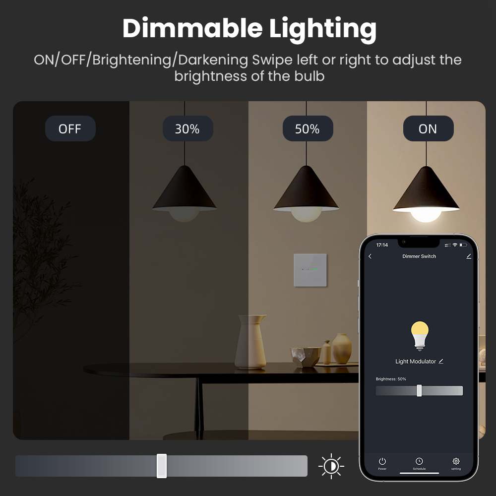 AVATTO WiFi 1/2 Gang Smart Dim - Smart Home Integration reseña y precio