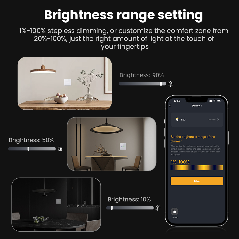 AVATTO WiFi 1/2 Gang Smart Dim - Smart Home Integration reseña y precio