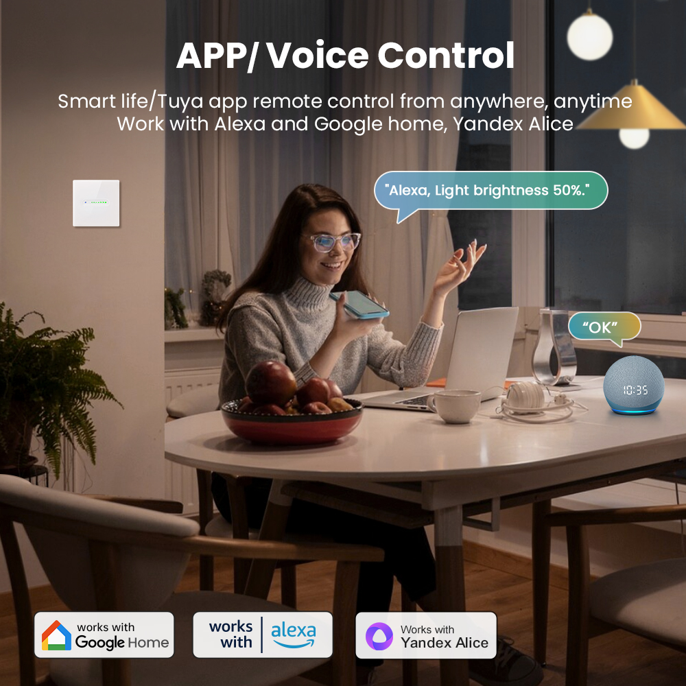 AVATTO WiFi 1/2 Gang Smart Dim - Smart Home Integration reseña y precio