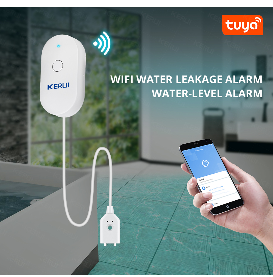 KERUI Smart  WiFi Water Sensor - Smart Home Kitchen reseña y precio
