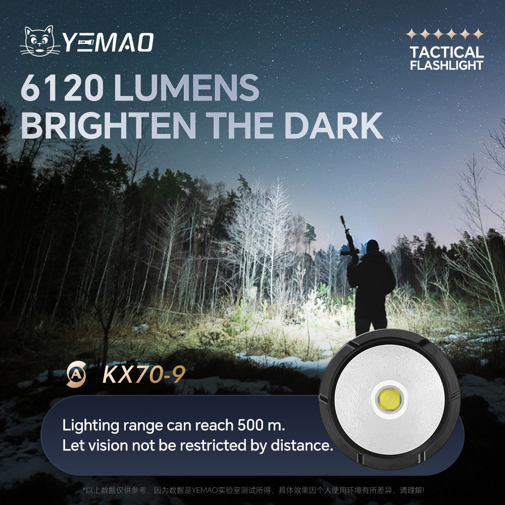 YEMAO-A81 6210LM Flashlight, U - Smart Bulb reseña y precio