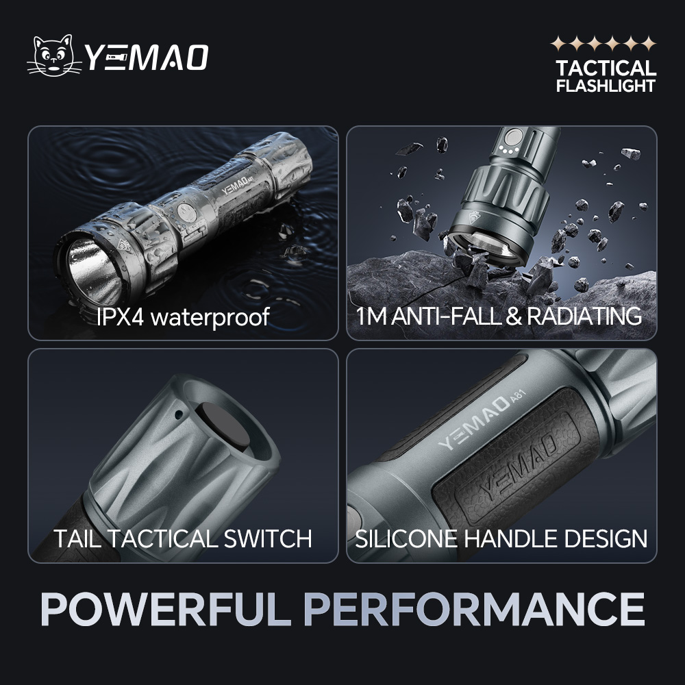 YEMAO-A81 6210LM Flashlight, U - Smart Bulb reseña y precio