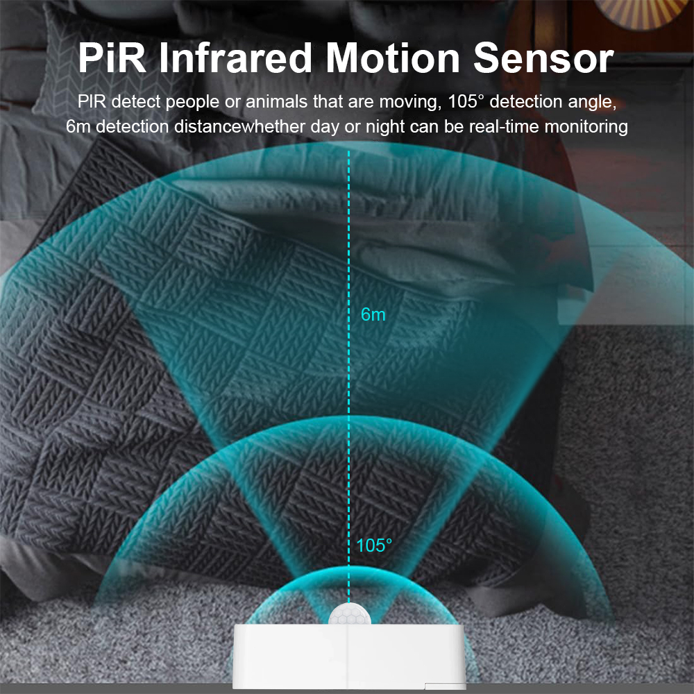New Tuya WiFi PIR Motion Detec - Smart Home Security reseña y precio