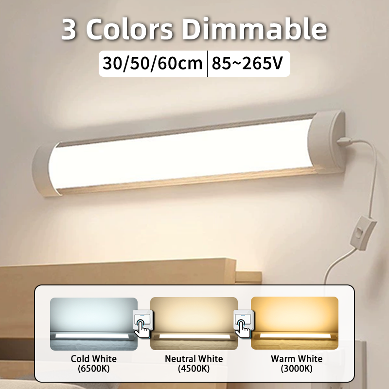3 Colors Dimmable Led Tube Lig - Smart Home Kitchen reseña y precio