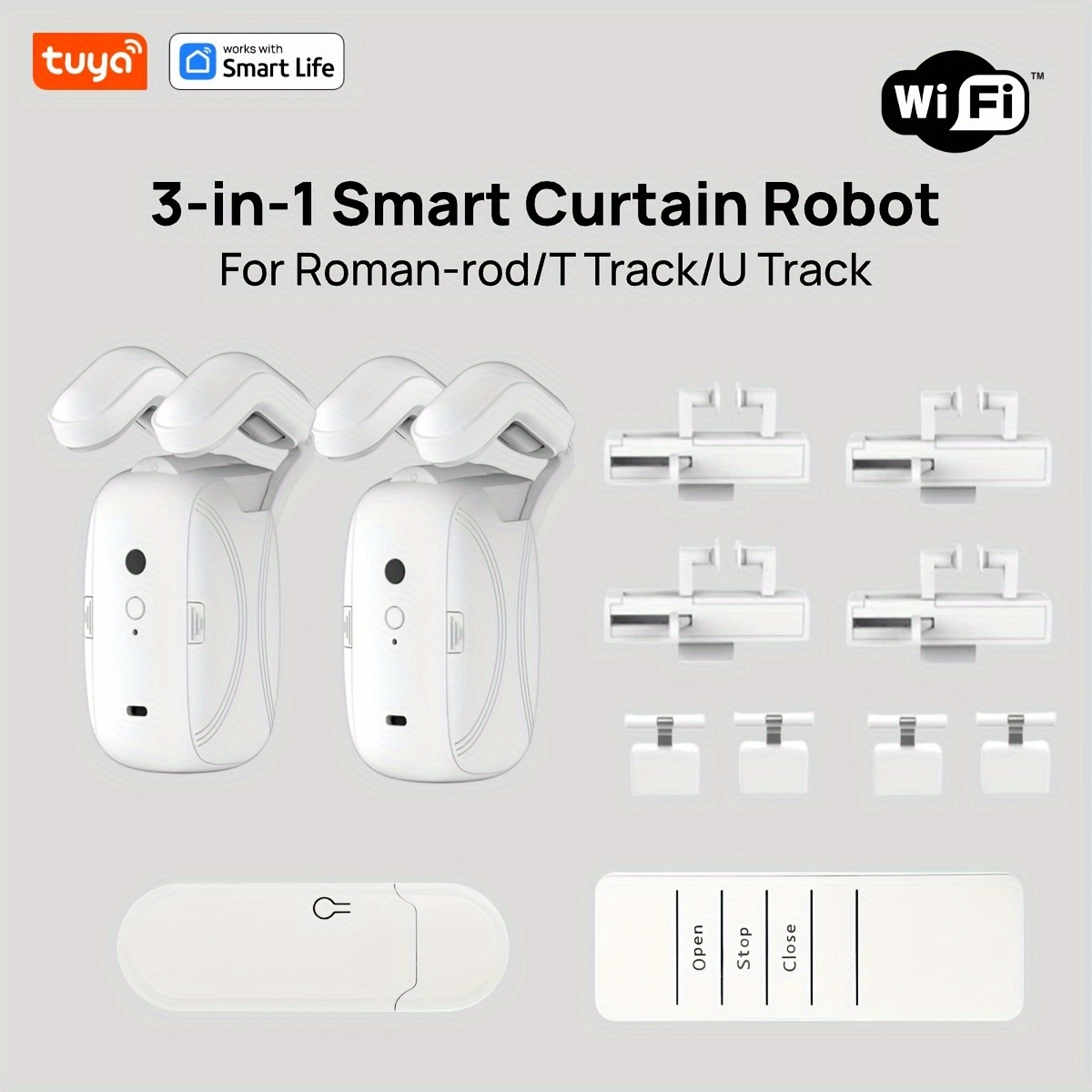1/2PCS Tuya Smart WiFi Curtain - Smart Home Wifi Hub reseña y precio