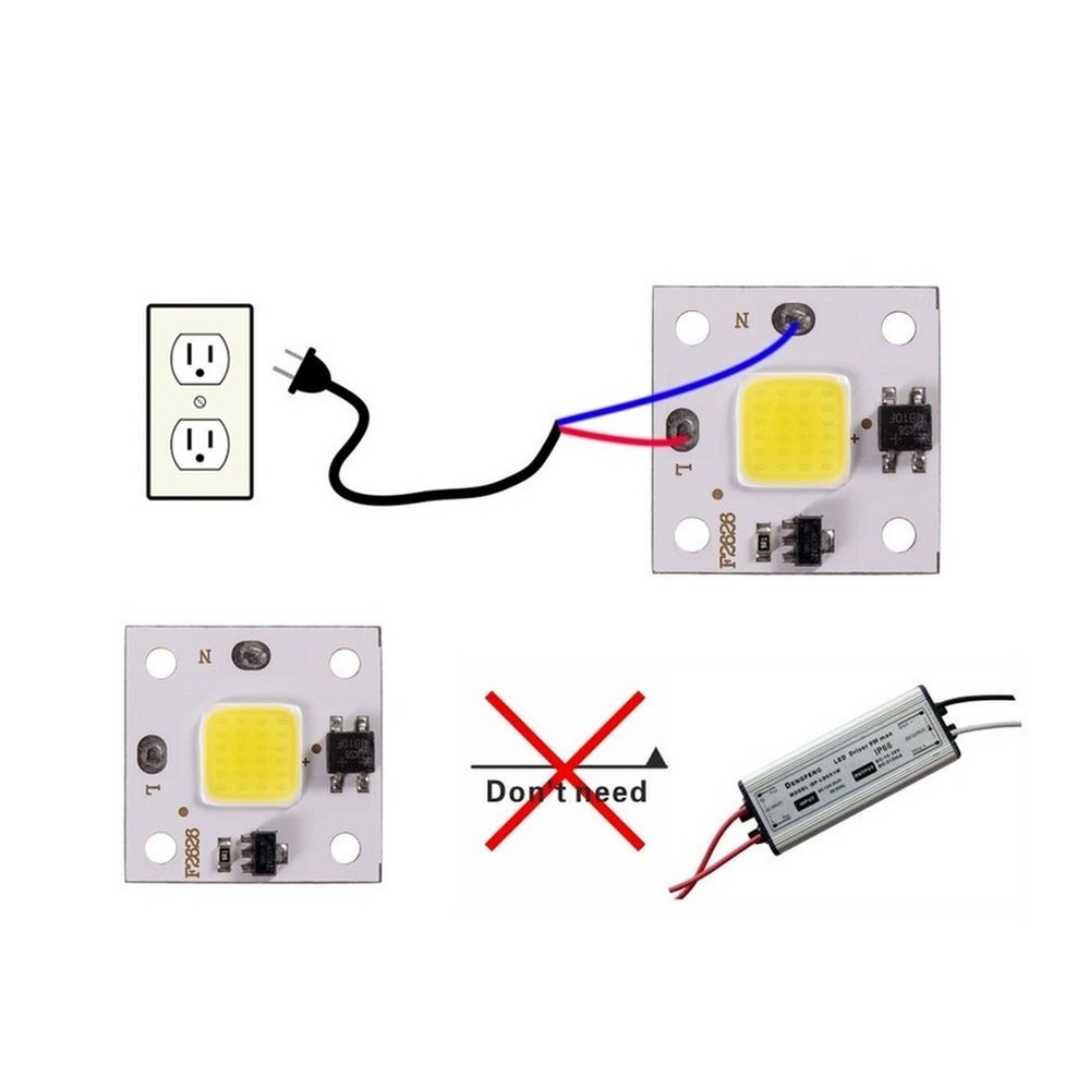 10W COB module 220V LED Chip D - Smart Bulb reseña y precio