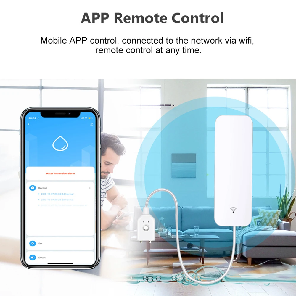 Tuya WiFi Zigbee Water Sensor  - Smart Home Green reseña y precio