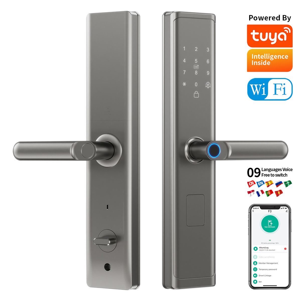 Tuya Wifi TTlock App Fingerpri - Smart Home Room reseña y precio