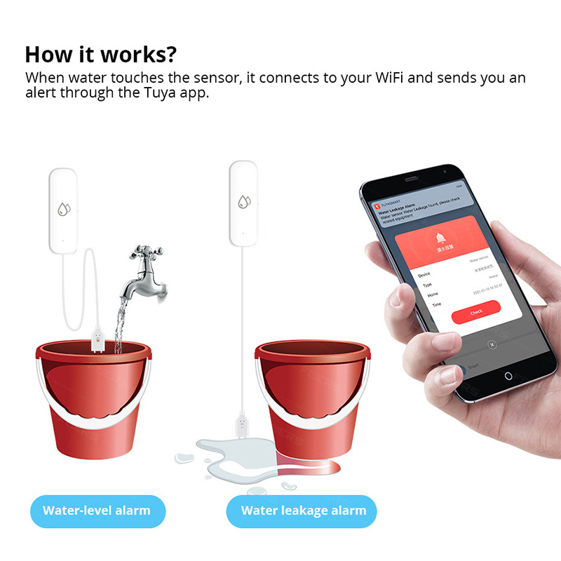 Tuya WiFi Water Leakage Alarm  - Smart Home Green reseña y precio