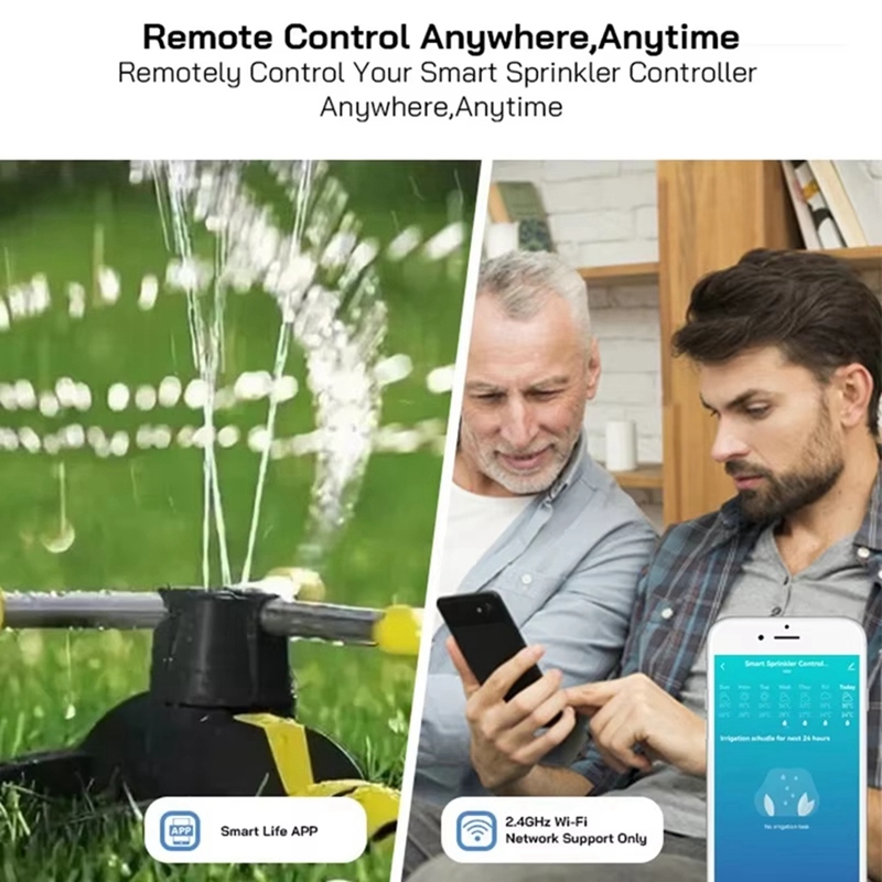 Tuya WiFi Smart Sprinkler Cont - Smart Home Devices reseña y precio