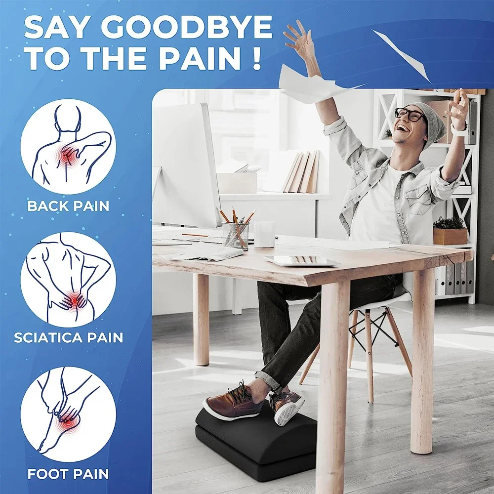 Under Desk Foot Rest Adjustabl - Smart Home Pc reseña y precio