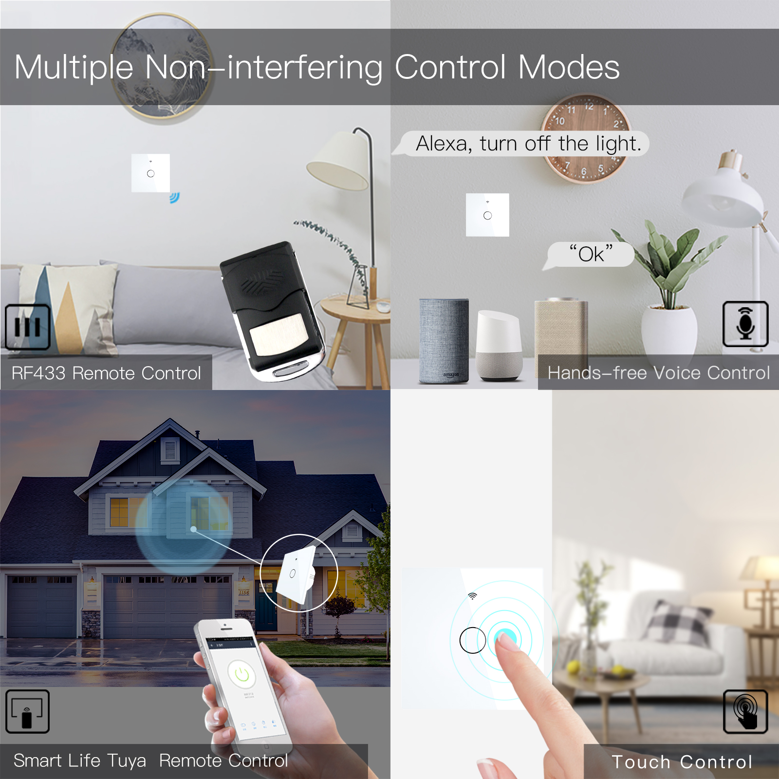 NEW WiFi Smart Light Switch RF - Smart Home Integration reseña y precio