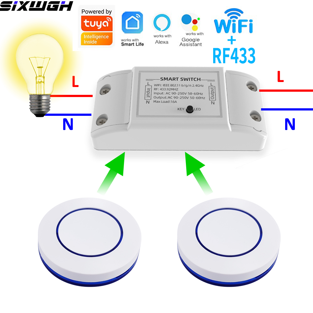 16A WiFi Tuya Smart Switch Wir - Smart Home Integration reseña y precio