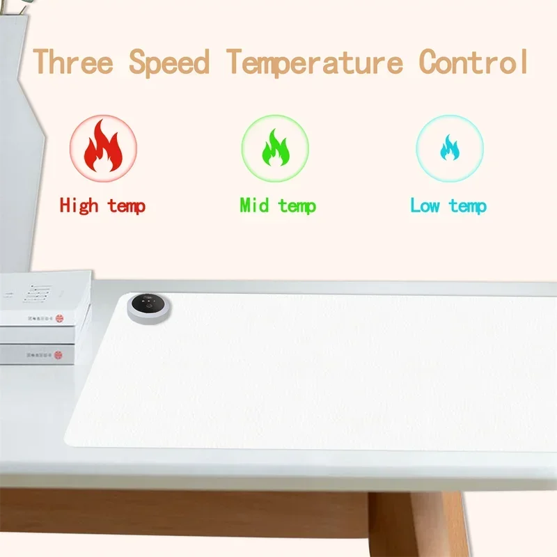 Extra Large Heated Desk Pad El - Smart Home Pc reseña y precio