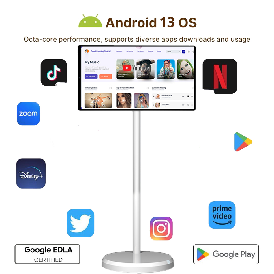 21.5 Inch LED White Battery-Po - Smart Home Tv reseña y precio