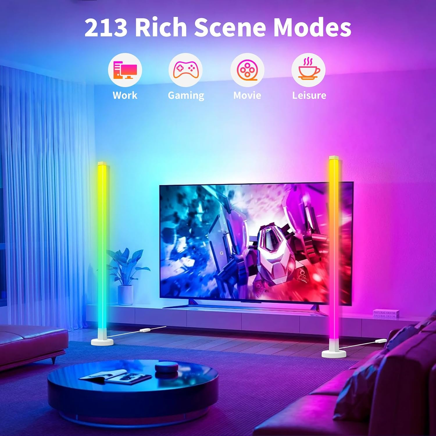 Corner Floor Lamp Smart RGB Co - Smart Bulb reseña y precio