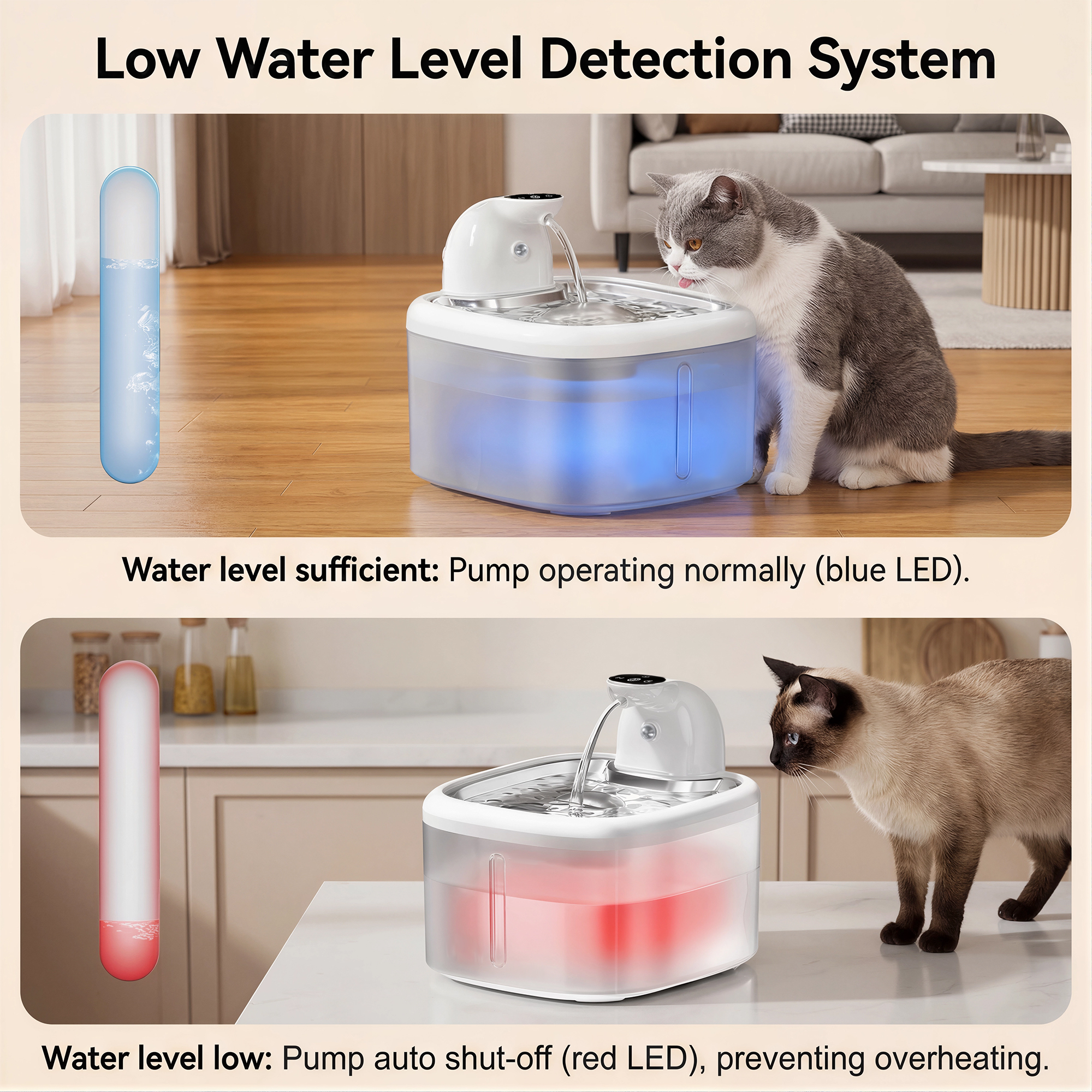 3.5L Wireless Cat Water Founta - Home Smart Kettle reseña y precio