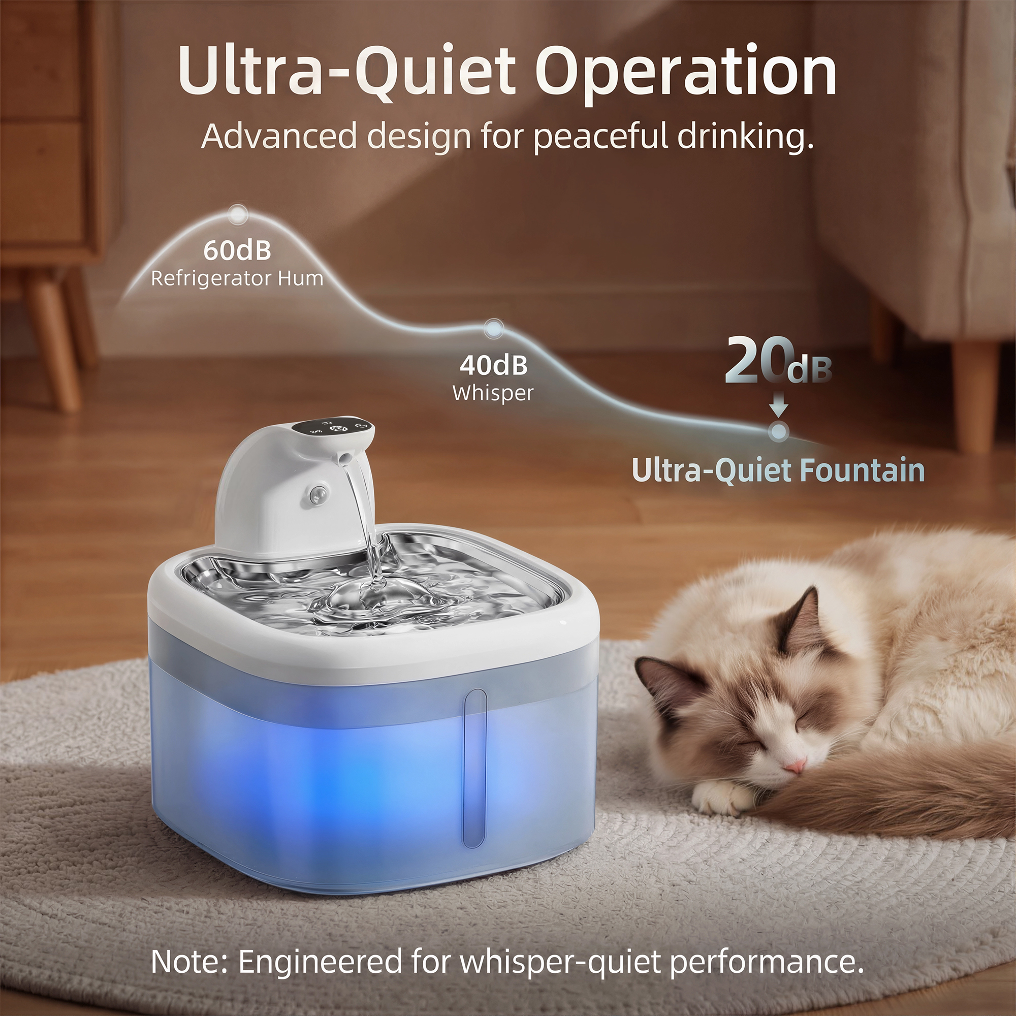 3.5L Wireless Cat Water Founta - Home Smart Kettle reseña y precio
