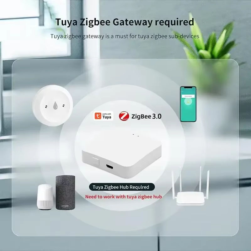 Tuya ZigBee 3.0 Water Leak Det - Smart Home Kitchen reseña y precio