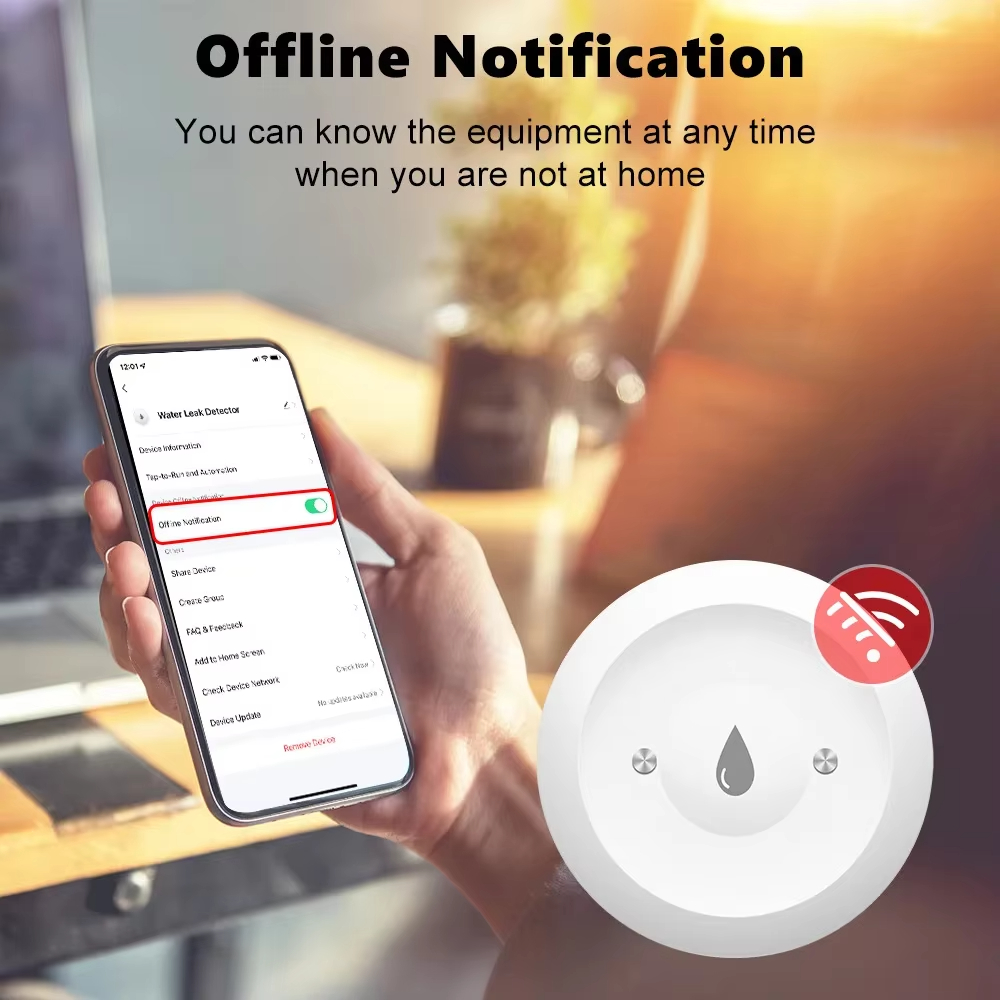 Tuya ZigBee 3.0 Water Leak Det - Smart Home Kitchen reseña y precio