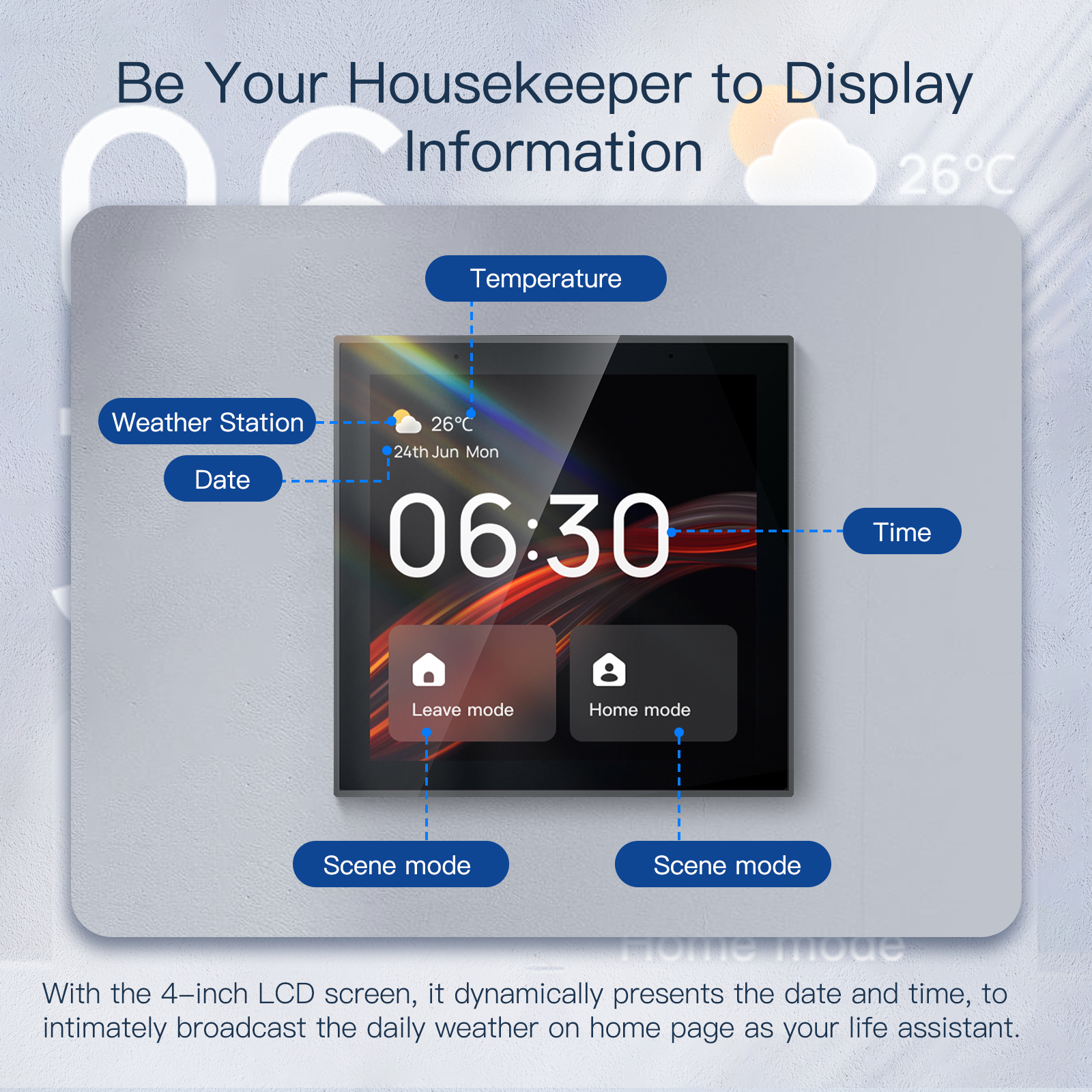 2026 Golden Security TPP01 4 I - Smart Home Assistant reseña y precio