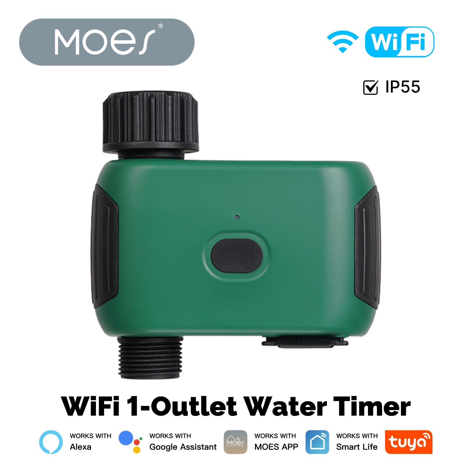 MOES Tuya Smart WiFi 1 Outlet  - Smart Home Assistant reseña y precio