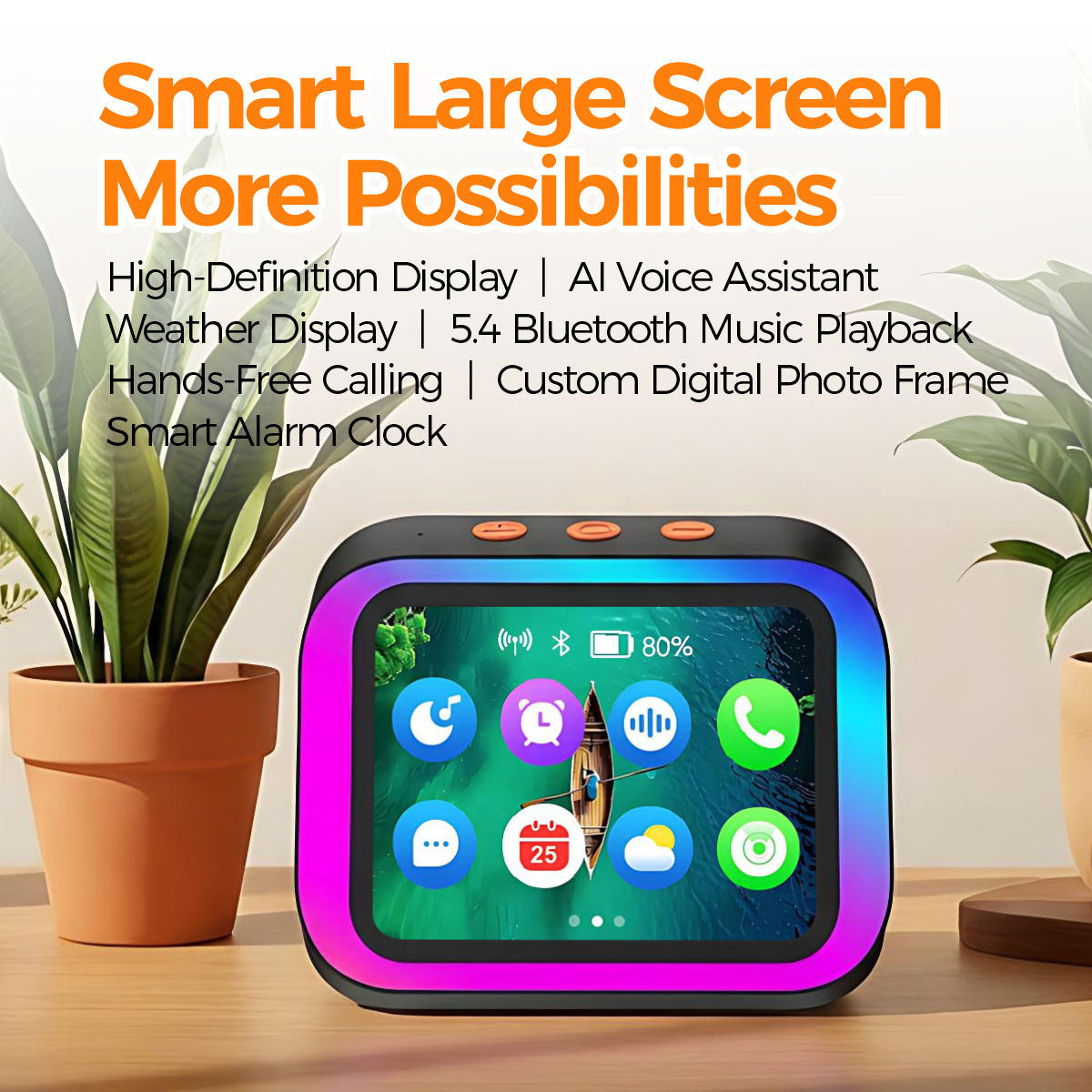 AI Bluetooth Speaker 5.4 AI vo - Smart Home Security reseña y precio