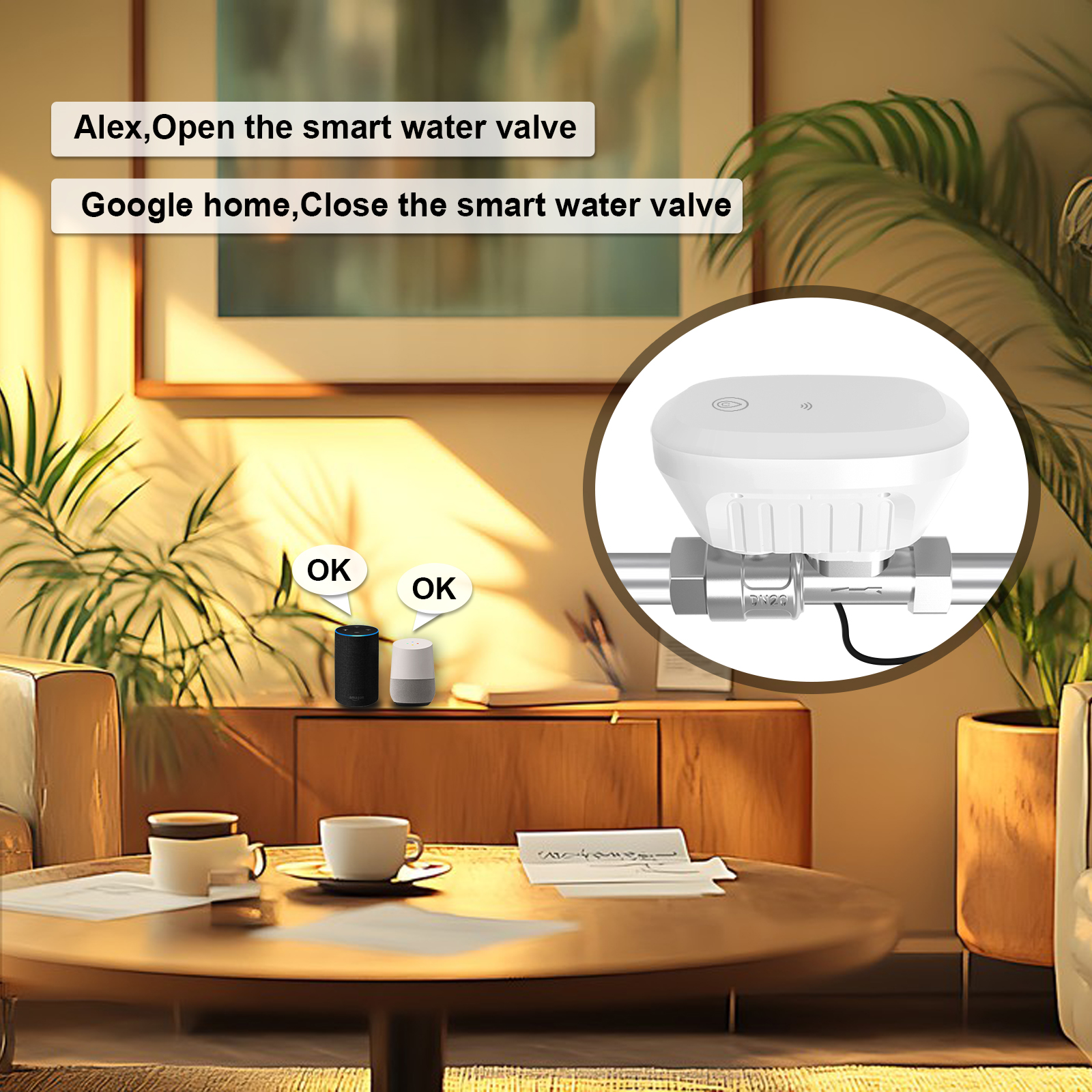 Tuya Smart WiFi Water Valve Wa - Smart Home Green reseña y precio