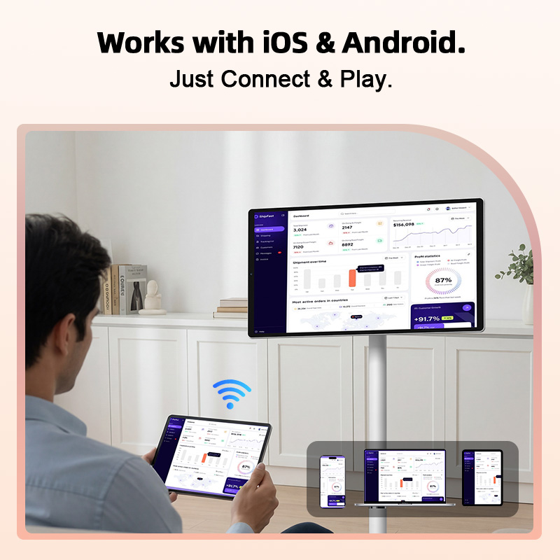 21.5 Inch IPS Android TV Telev - Smart Home Tv reseña y precio