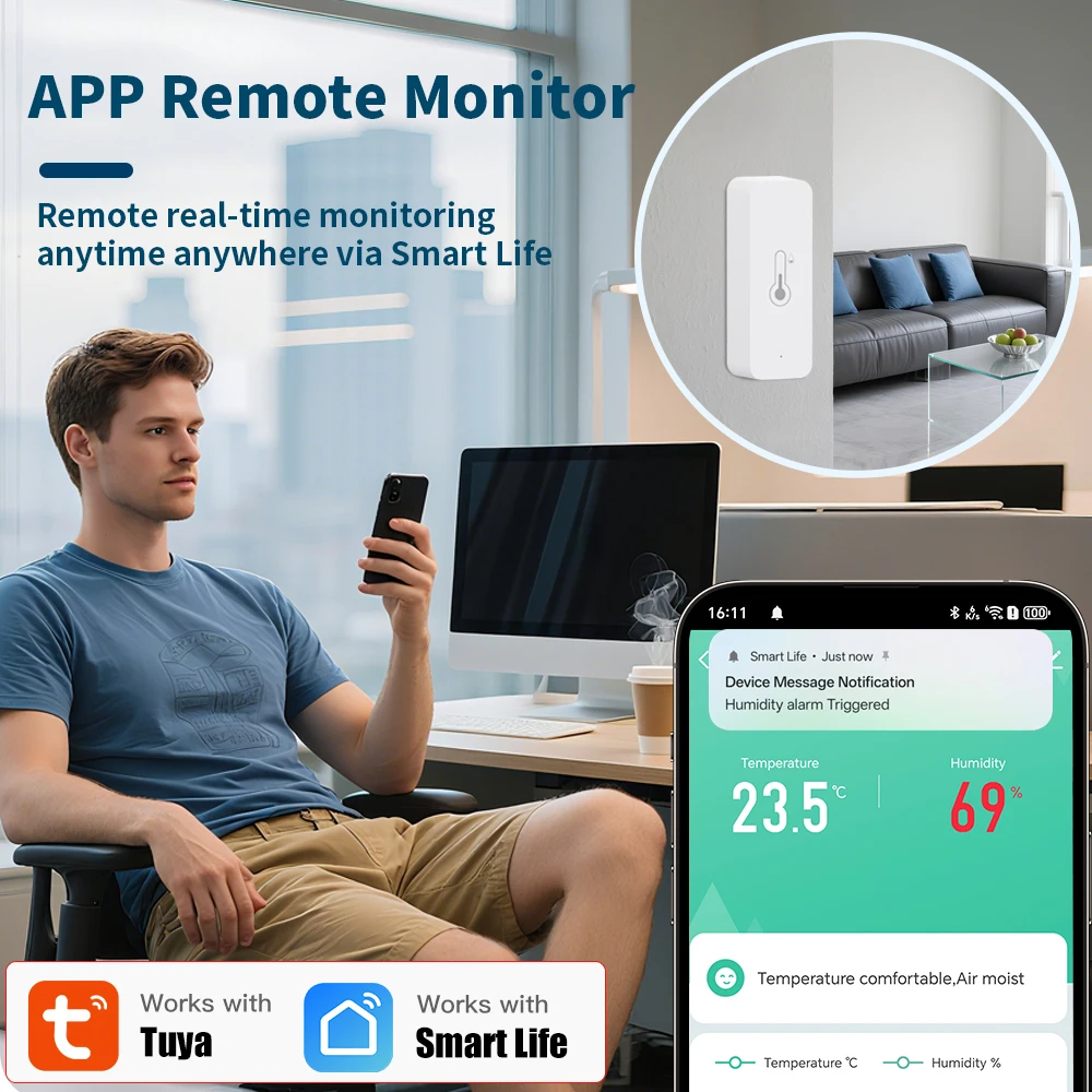 2PACK Tuya WiFi Temperature Hu - Smart Home Yandex reseña y precio