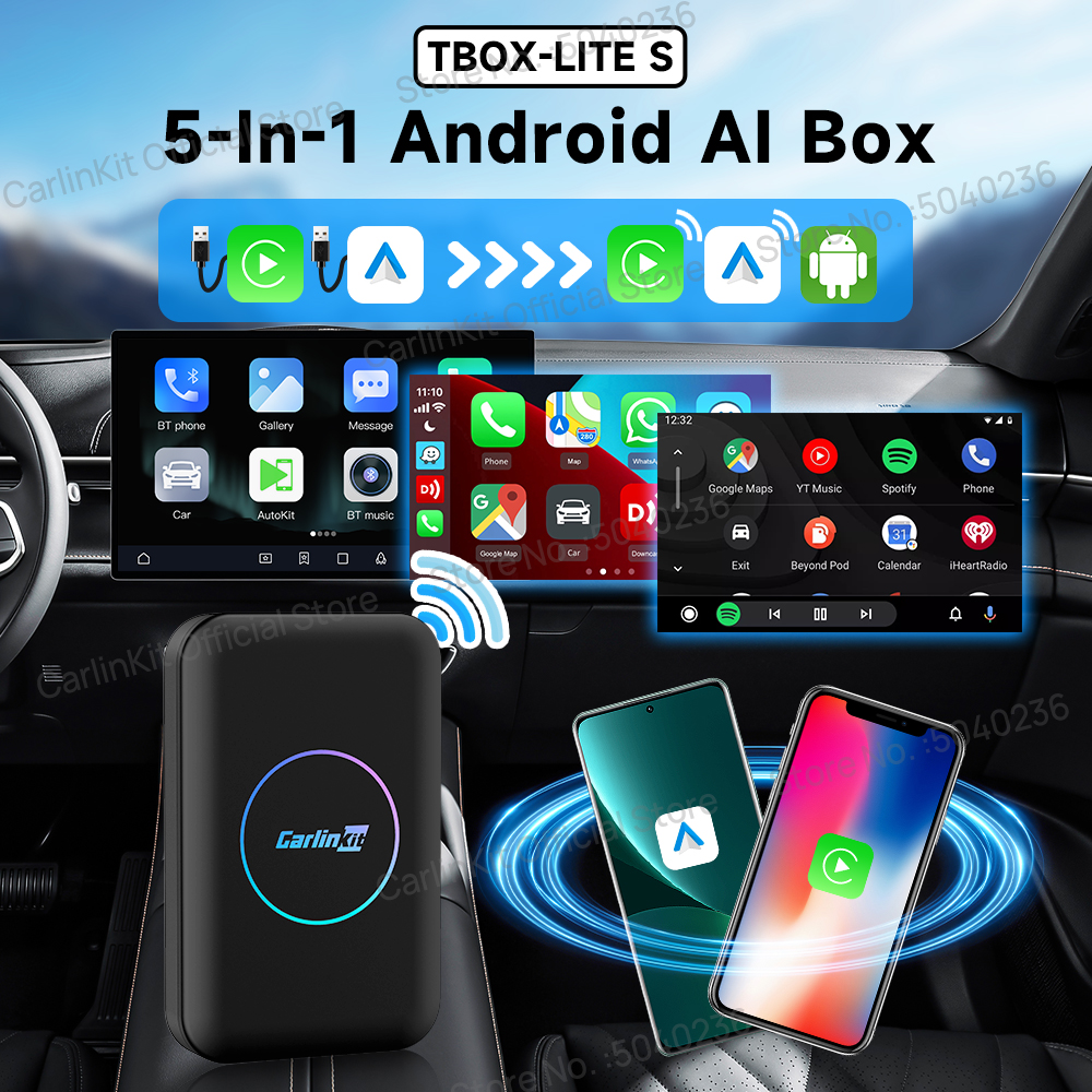 CarlinKit 5-In-1 Lite S Androi - Smart Home Tv reseña y precio