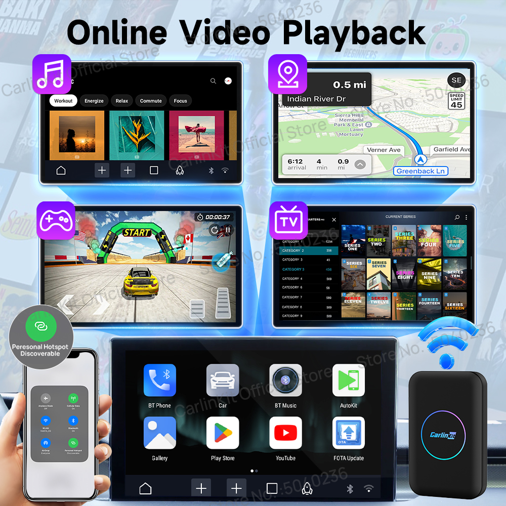 CarlinKit 5-In-1 Lite S Androi - Smart Home Tv reseña y precio