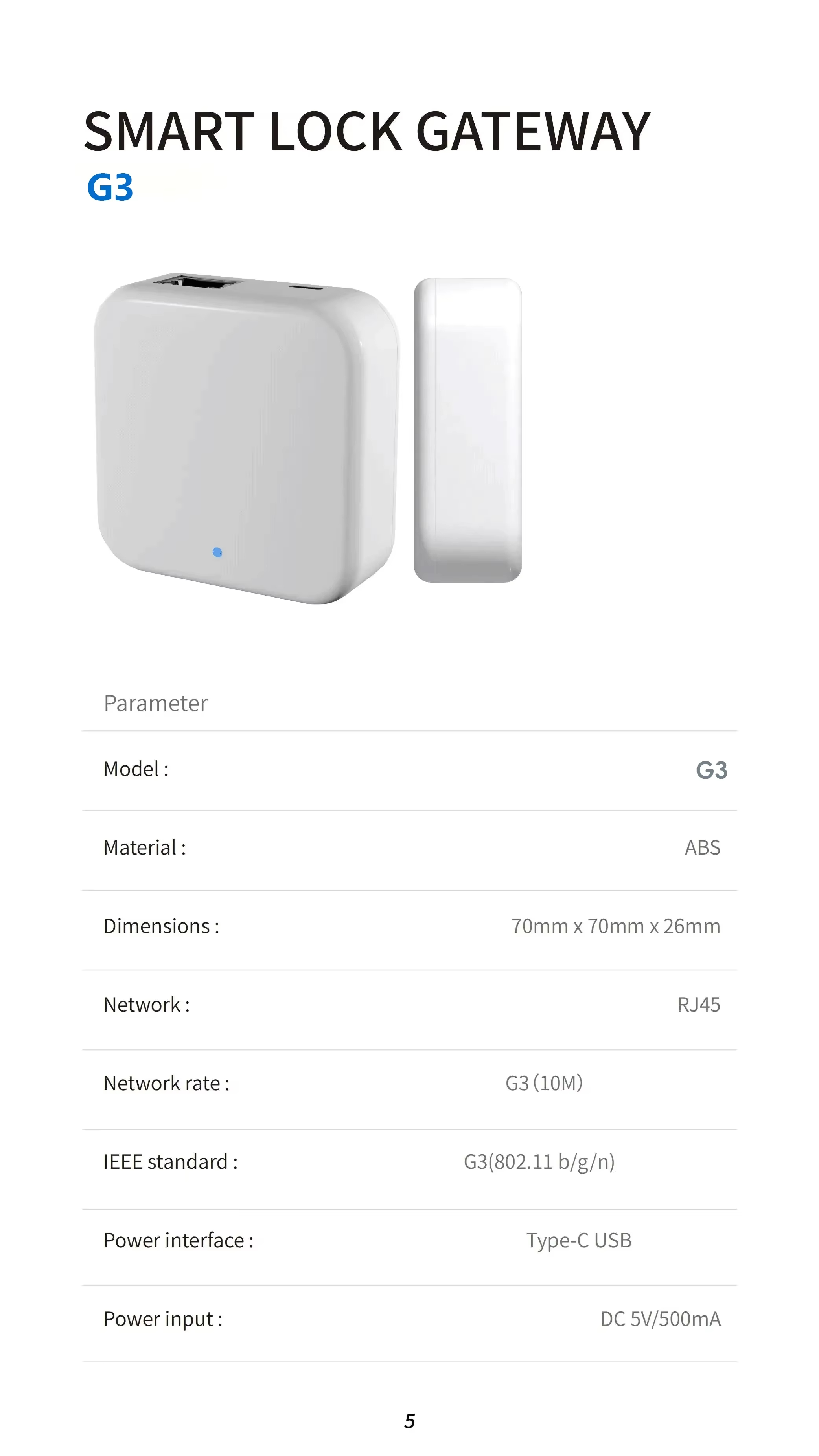 TTLOCK Gateway G2 G3 Bluetooth - Smart Home Wifi Hub reseña y precio
