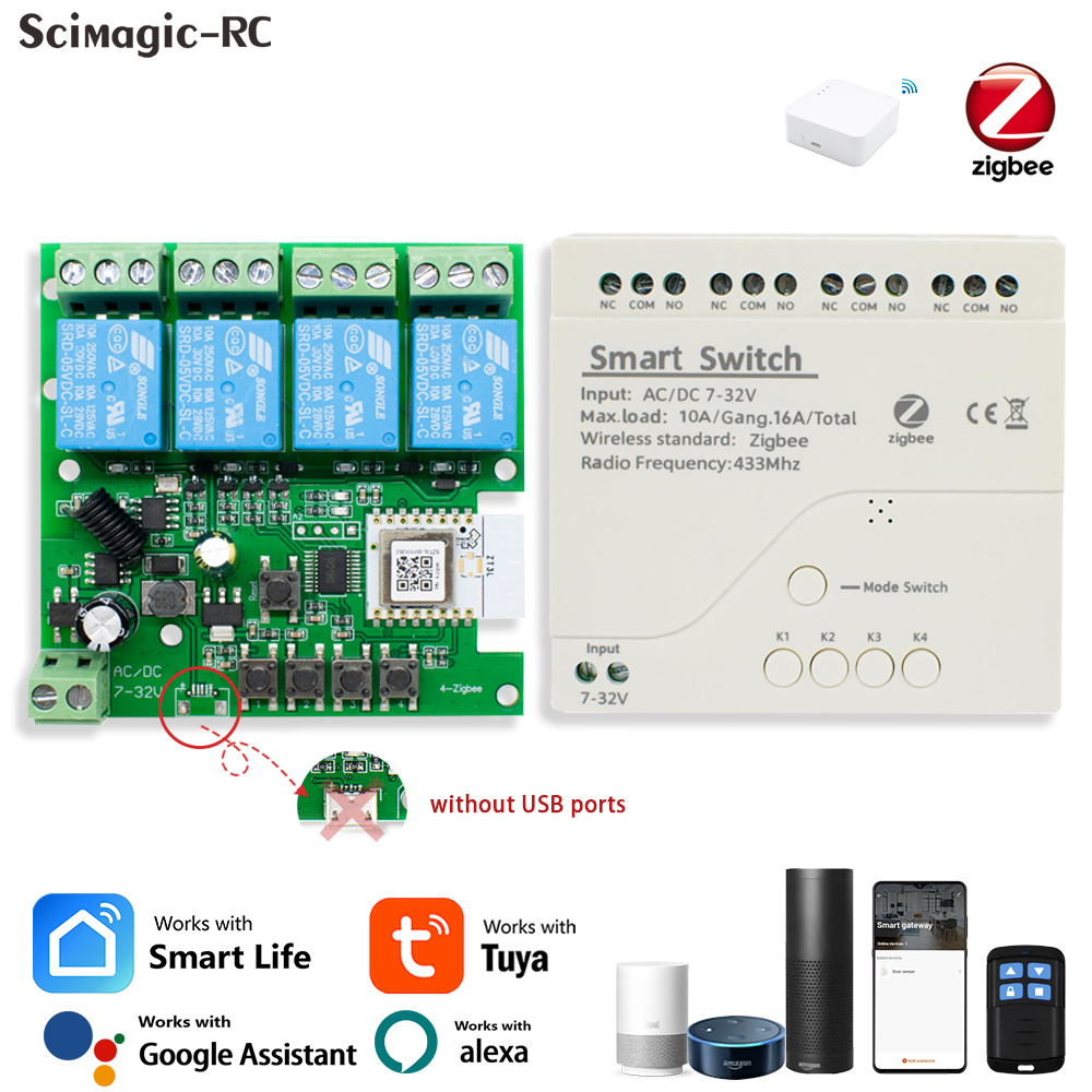 Zigbee Smart Switch Wifi Relay - Smart Ir Remote Controller reseña y precio