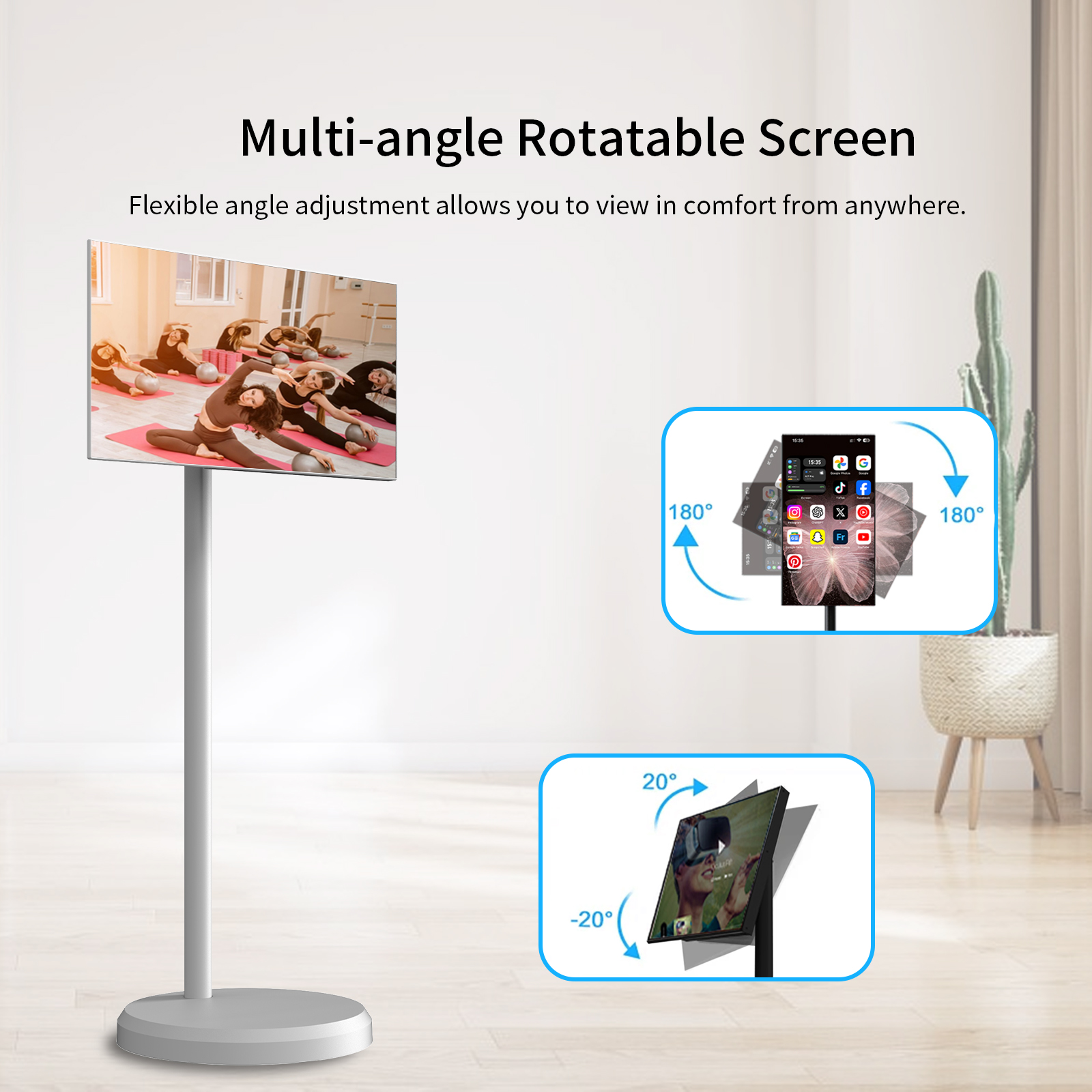 21.5 24 27 32 Inch HD Android  - Smart Home Tv reseña y precio