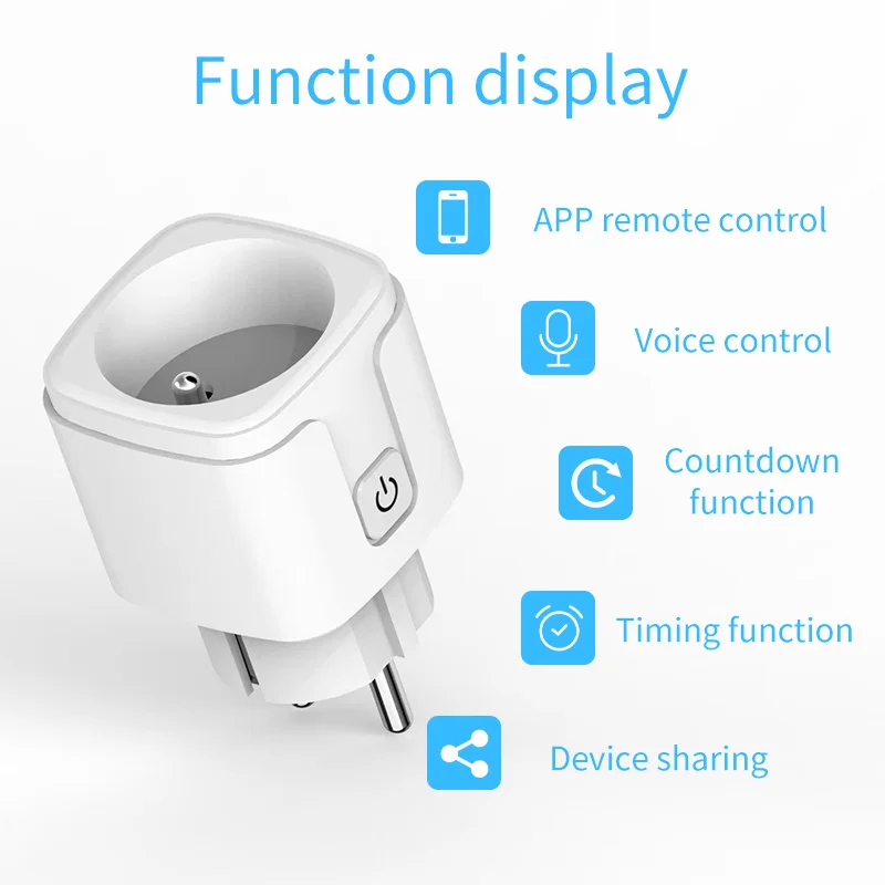 EU Socket Wifi or Zigbee3.0 Pl - Smart Home Yandex reseña y precio