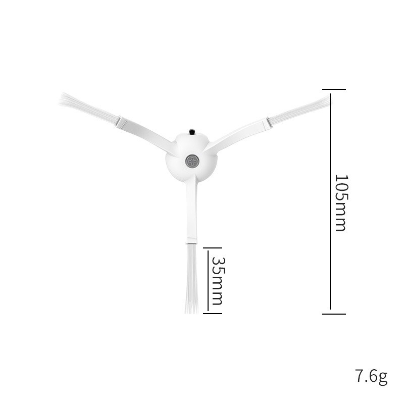 2Pcs White Side Brushes Replac - Robot Vacuum reseña y precio