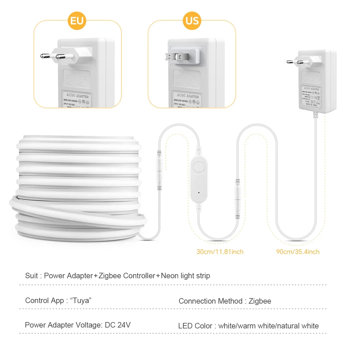 Zigbee 3.0 24V Neon LED Strip  - Smart Home Kitchen reseña y precio