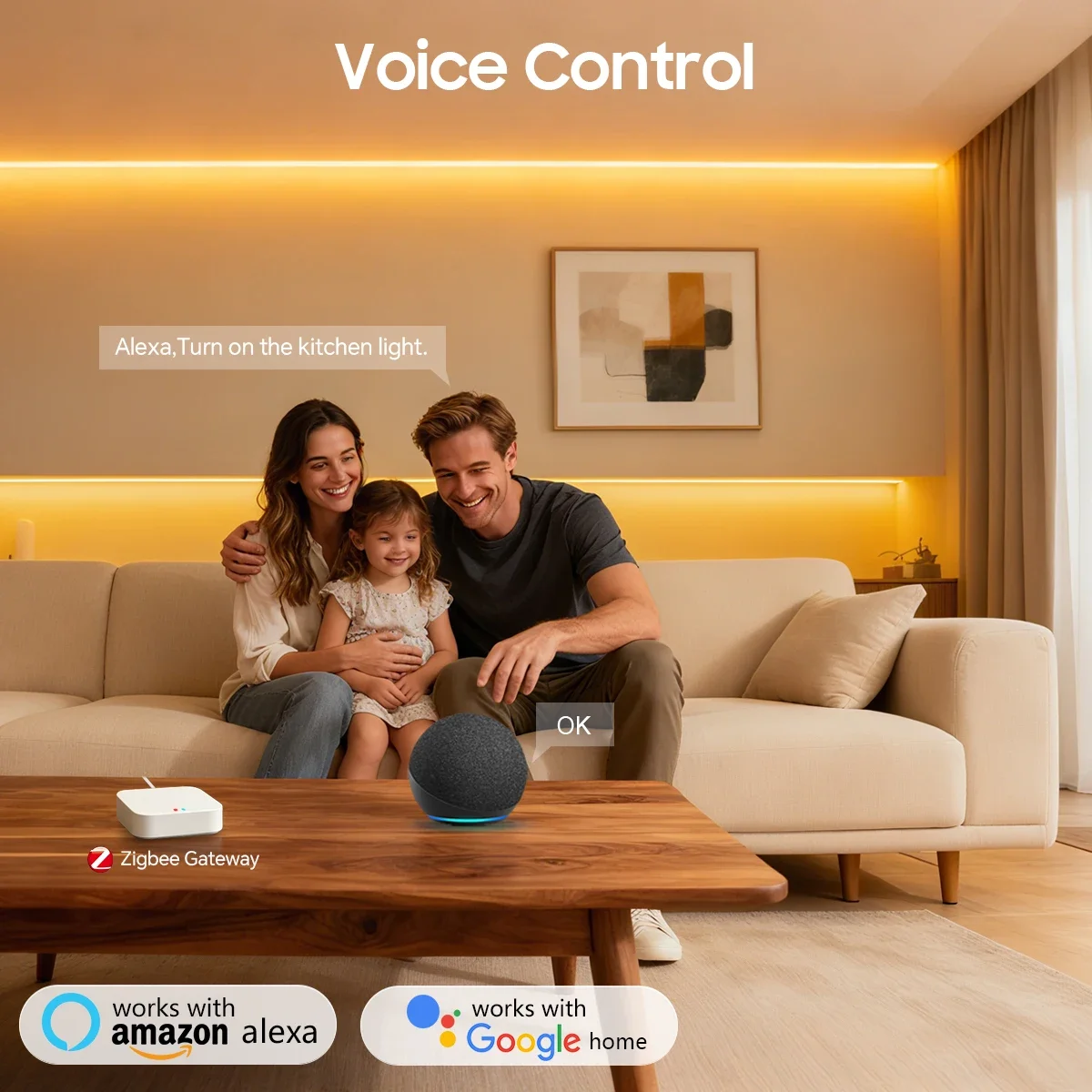 Zigbee 3.0 24V Neon LED Strip  - Smart Home Kitchen reseña y precio
