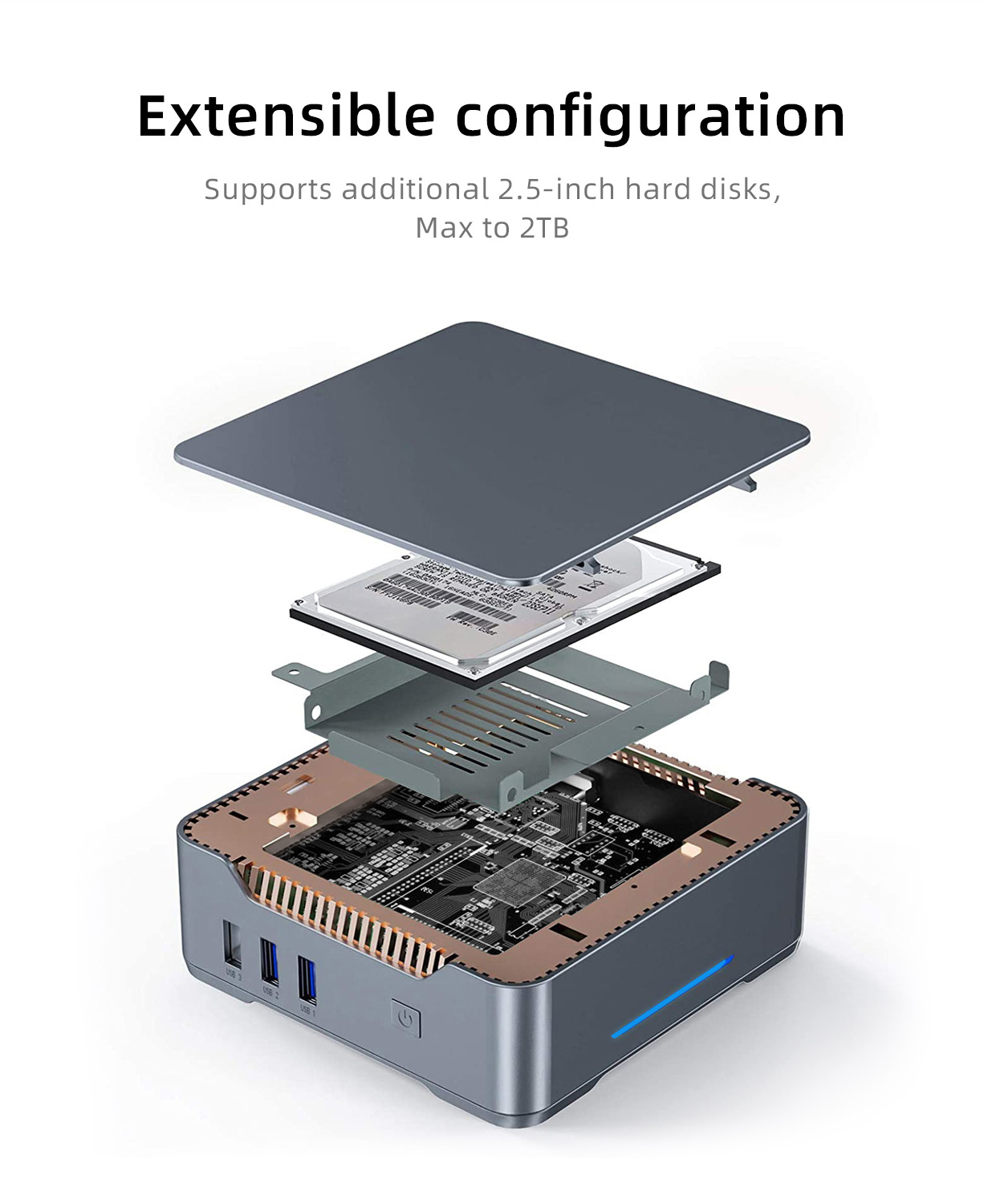 GK3V Pro mini pc Intel N5105 R - Smart Home Pc reseña y precio